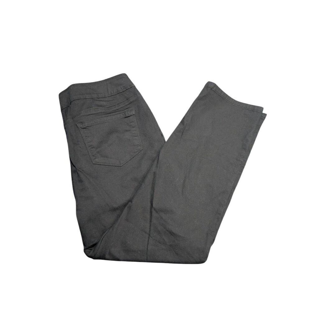 NWT Liz Claiborne Classic Pants Anissa Straight Leg Black Wear Size XL